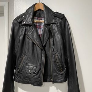 New without tags Treasure and Bond leather biker jacket